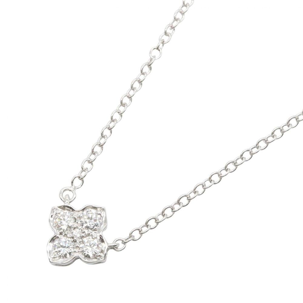 Cartier Hindu Diamond Necklace, 18K White Gold (18KWG), Diamond, Women's, Sil...